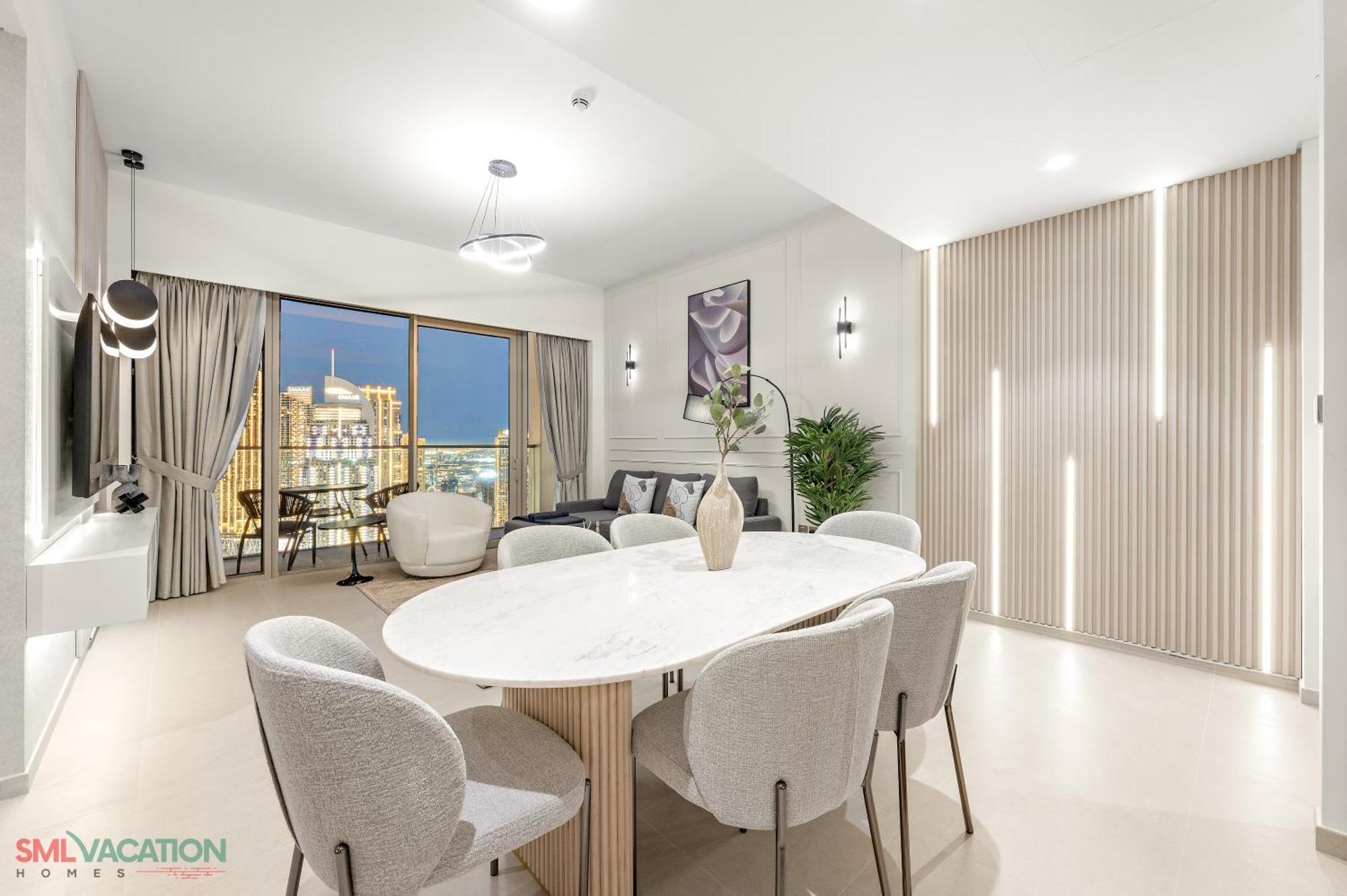 Sml Vacation Homes - Sky High Apartments With Burj Khalifa And Dubai Fountain Views At Grande Signature, Downtown Dubaï Extérieur photo