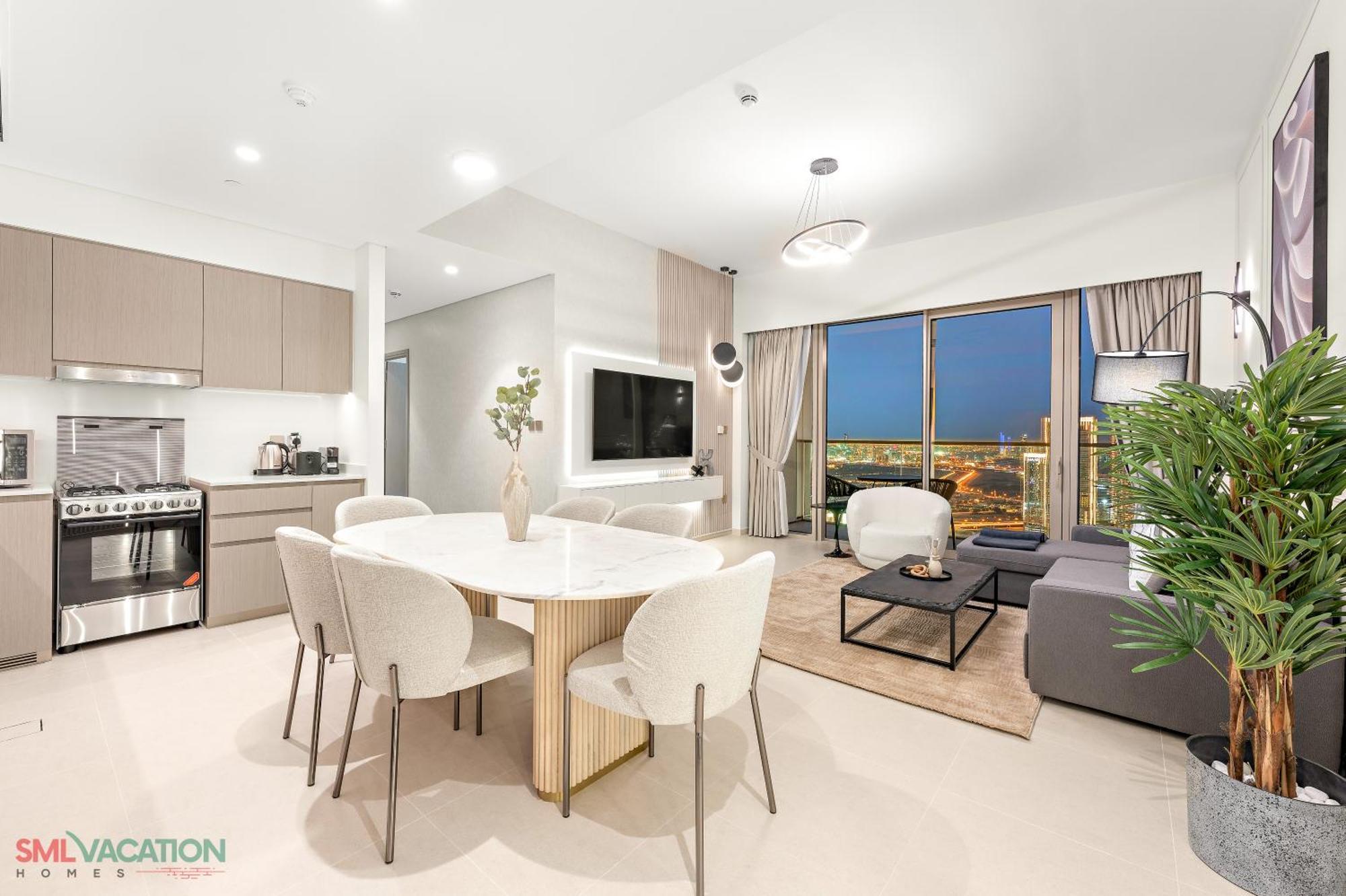 Sml Vacation Homes - Sky High Apartments With Burj Khalifa And Dubai Fountain Views At Grande Signature, Downtown Dubaï Extérieur photo